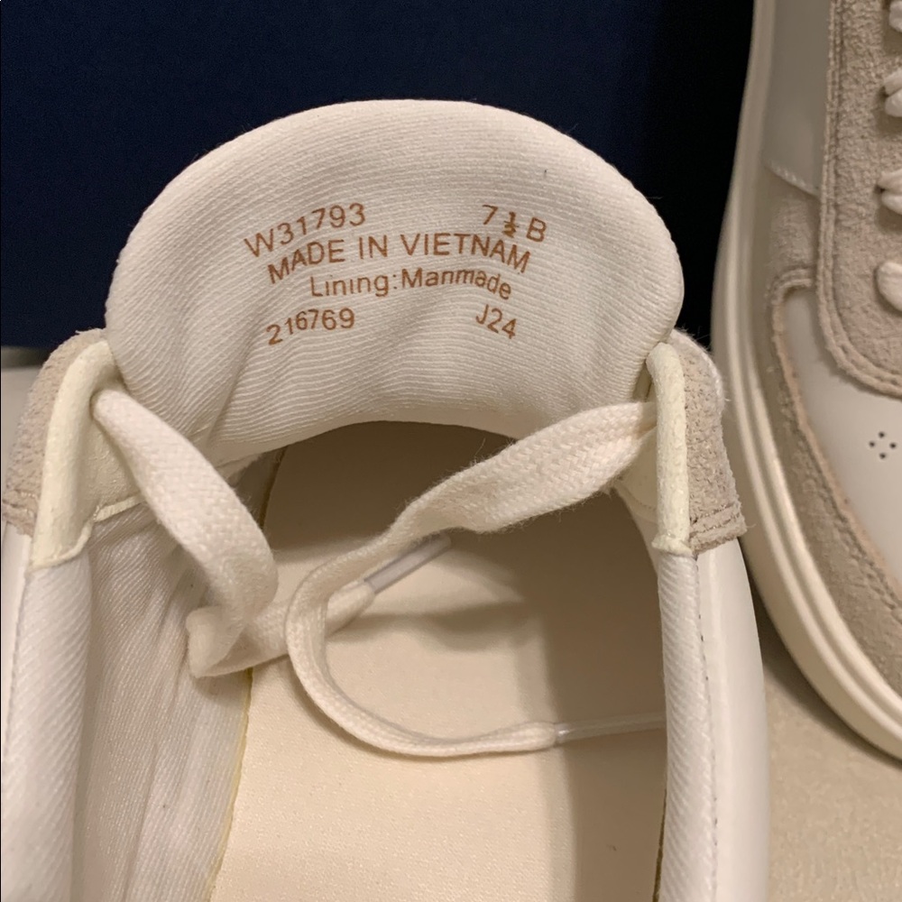 Cole Haan Women’s Beige and Navy Sneakers - Picture 9 of 11